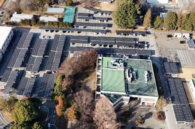 宇都宮大学 峰キャンパスに設置した太陽光発電設備