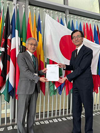 表敬訪問の様子