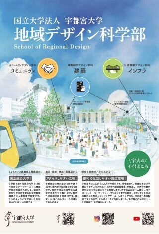 地域デザイン科学部パンフレットの表紙
