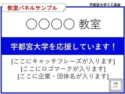 教室パネルサンプル