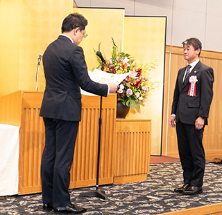 授与式の写真